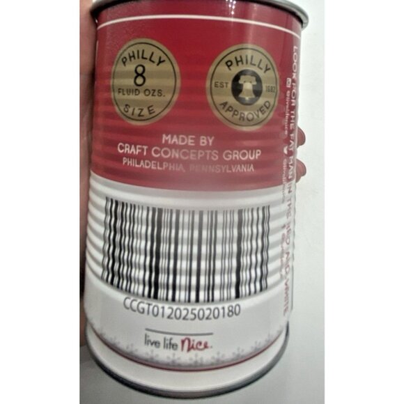 Christmas Barware Tumblers Tinsel Philadelphia Bar Metal Cups Lot of 2 HTF - Picture 15 of 15